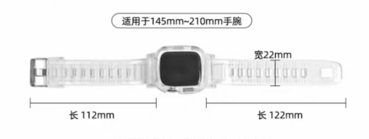 Korea Sport Clear Band + Case For Apple Watch 10 9 8 7 6 SE Clear Silicone Strap For iwatch Strap 41MM 45MM 46mm 40mm 44mm 42MM