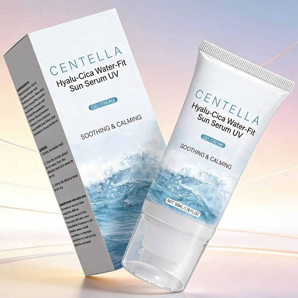 Hyalu-Cica Water-Fit Sun Serum UV 50ml Lightweight Sunscreen for Daily Use, Korean Sunscreen, Watery and Creamy Texture