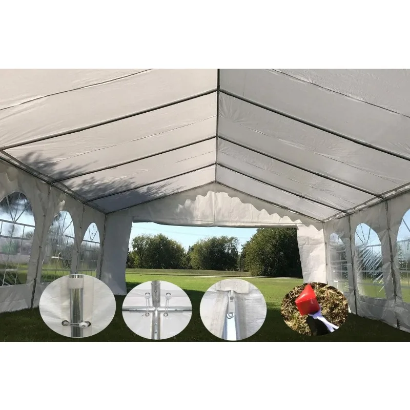 Budget PE Tents for Parties,Outdoor Canopy Carpas Para Fiestas,Wedding Party Event Tent with Waterproof Top Removable Sidewalls