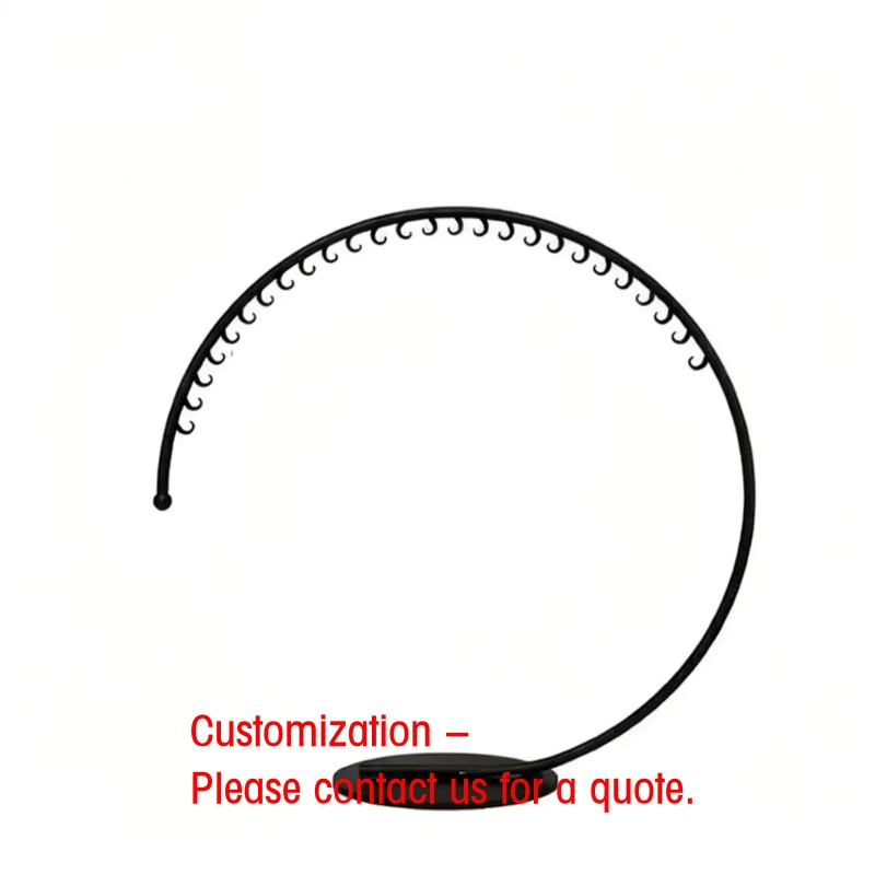 

custom.Customized Iron-made Semi-circular Clothing Display Stand Is Suitable Shopping Malls and Clothing Stores