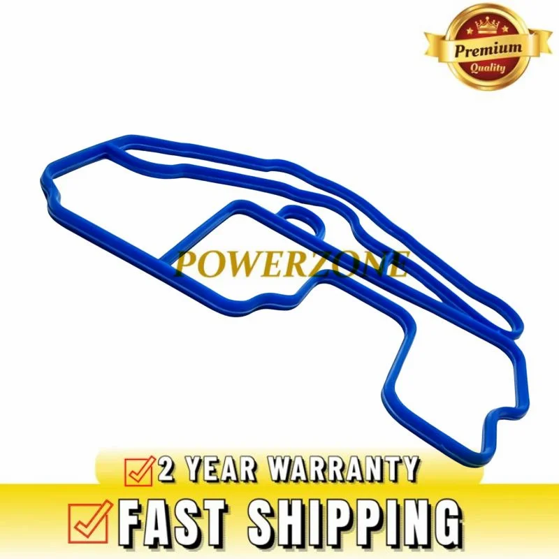 New Blue Gasket For Renault Megane Clio Laguna Scenic Wind Thermostat Housing Waterpipe Coolant Outlet Cover Gasket 8200158269