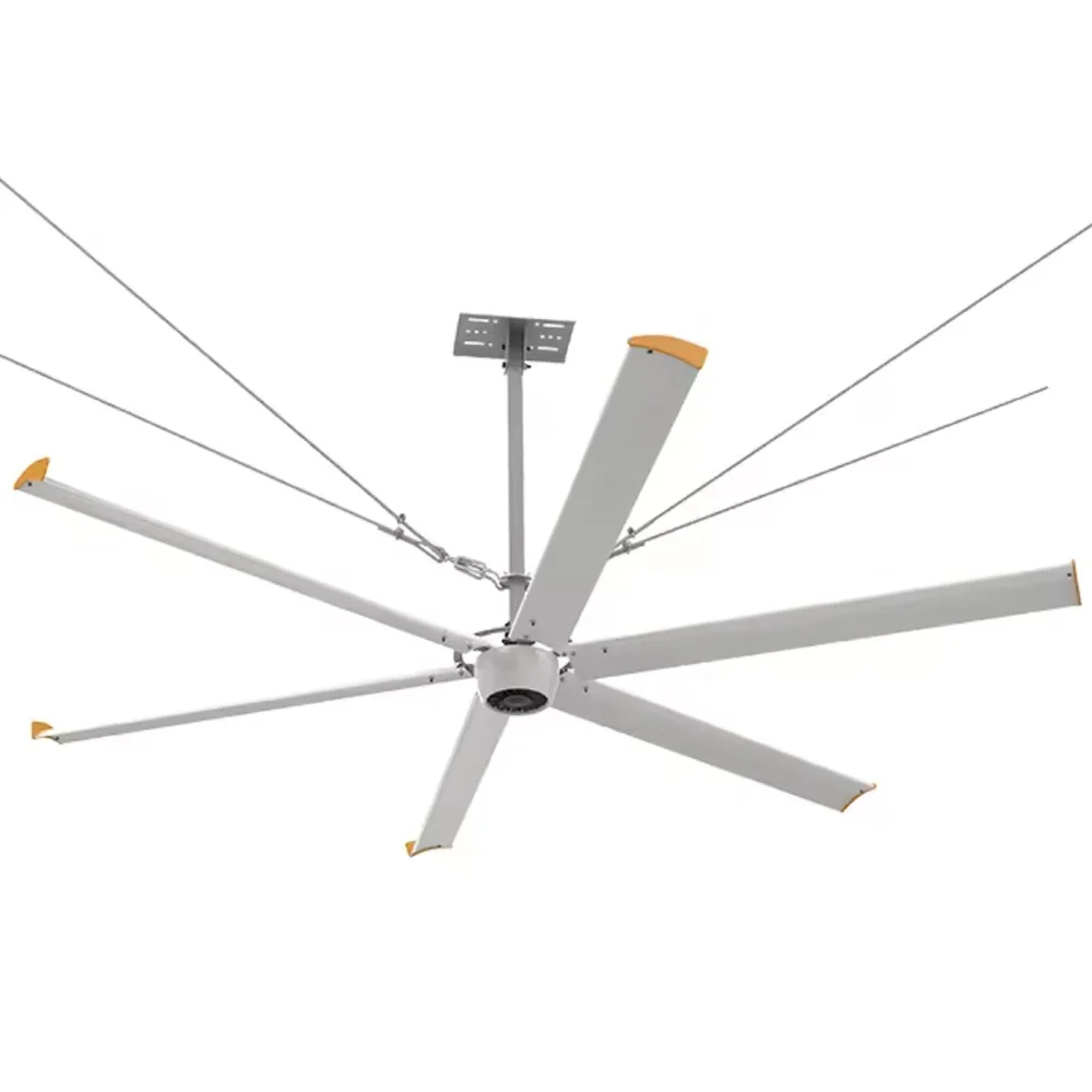 AMCLING Low Price Permanent Magnet Synchronous 220V 380V 1500W Industrial Large Ceilling Big Ass Fan HVLS Fans