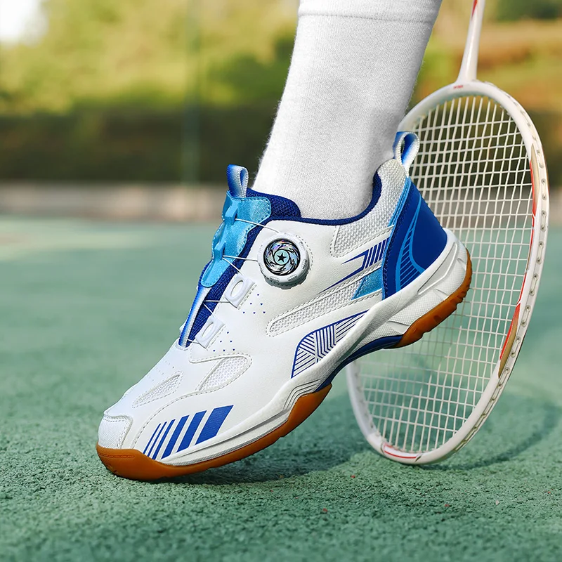 

New children's badminton shoes with breathable mesh table tennis shoes and wear-resistant training sports tennis shoes
