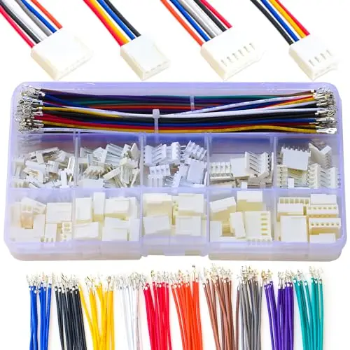 

MX2510 2.5mm Connector Kit with 22AWG Pre-Crimped Cables,Compatible with Molex KK-254 MX 2.54mm KF2510 Housing (TC-MX2.54-2510)