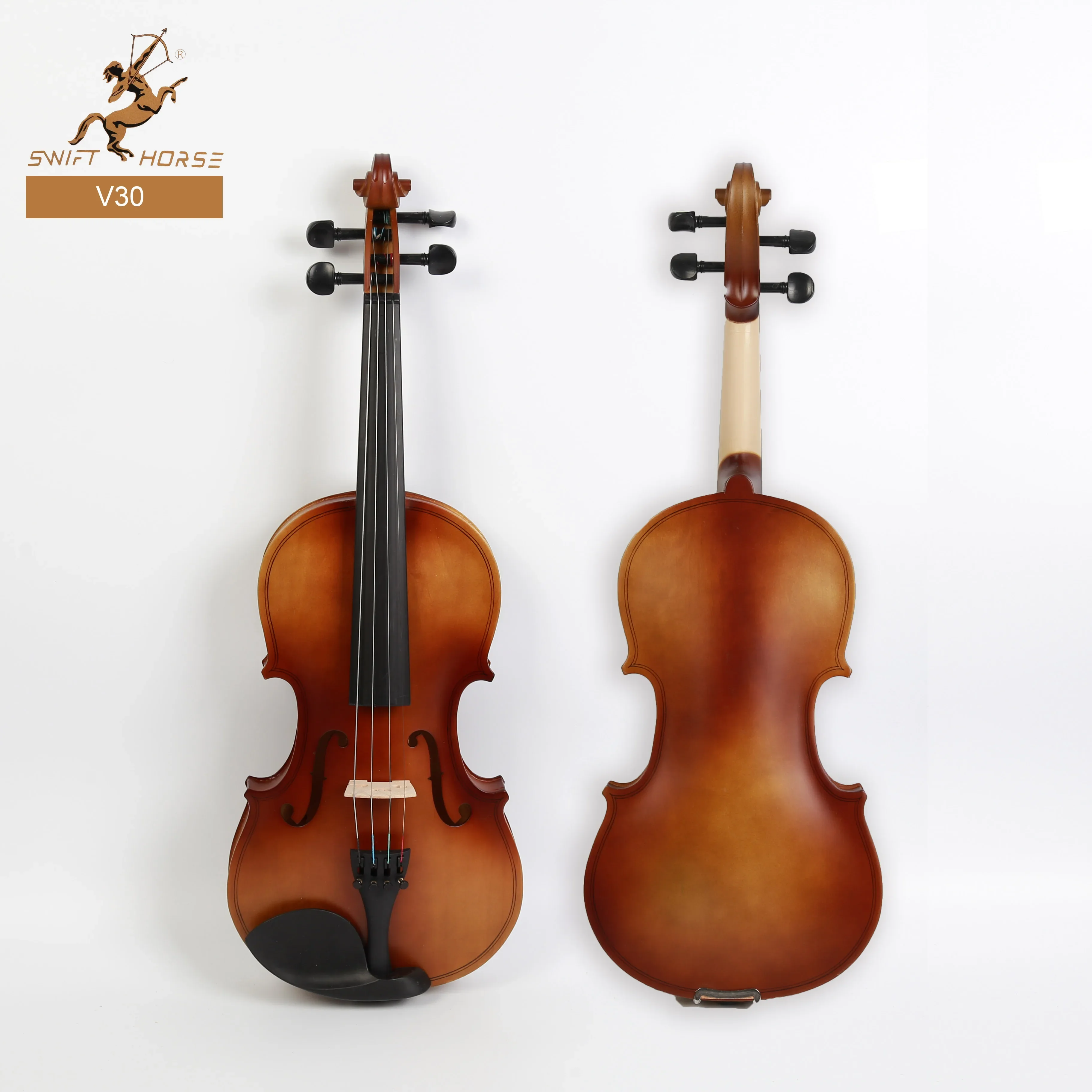 

Popular Wholesale Full Size Violin 4/4 Basswood body Cheap Violin For Beginners Adult Children