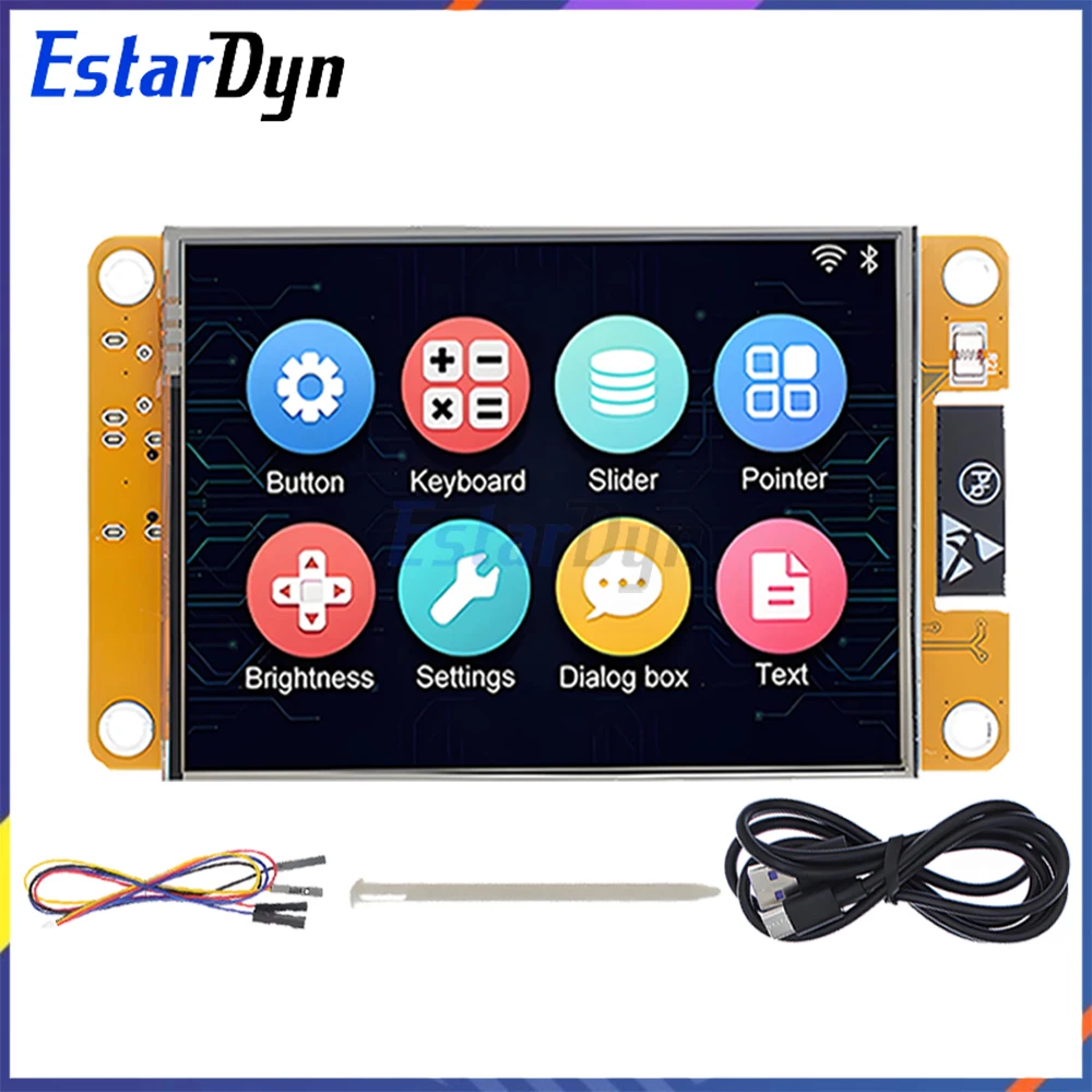 ESP32 Development Board 2.8'' TFT LCD Touch Screen, WiFi BLE Dual Core with Display Case for Arduino IoT Smart Home Projects
