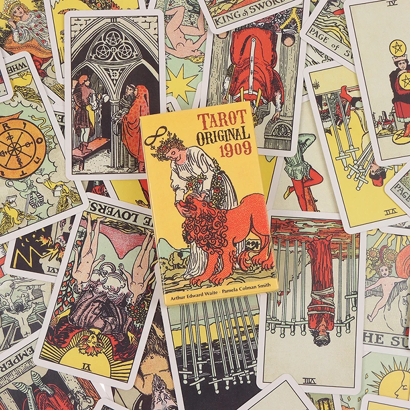 Juegos de mesa baraja de Tarot Rider Waite, cartas de Tarot originales, 1909, 1909 Rider Waite Smith, juego de mesa