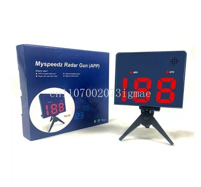 Tennis Speedometer Baseball Softball Soccer Speed Radar Ball Accurate Ultra-thin Convenient Sports Speedometer Professional
