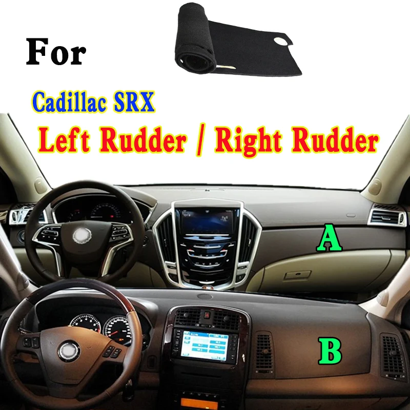 

For Cadillac SRX V6 CE2 CN1 Accessories Dashmat Dashboard Cover Instrument Panel Insulation Sunscreen Protective Pad