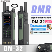 Baofeng DM-32UV DMR Walkie Talkie GPS Radio Dual Time Slot Type-C Charging Ham Two Way Radio