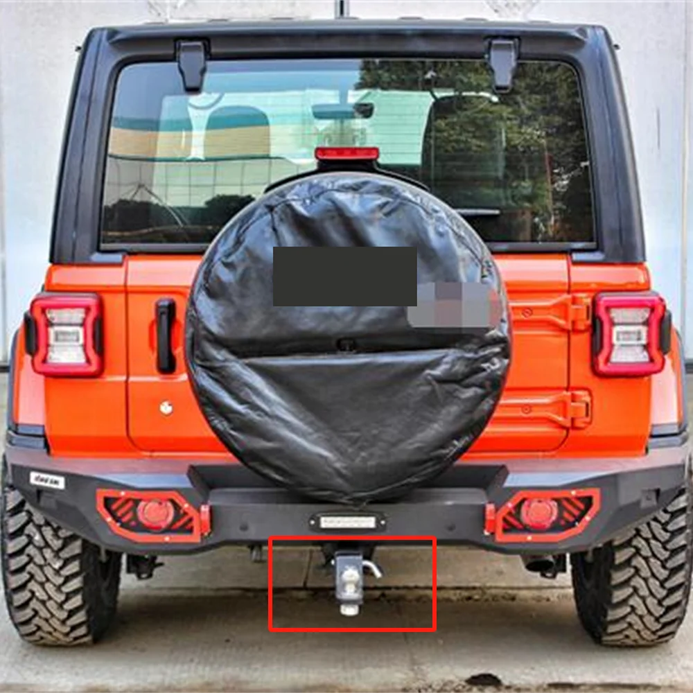 

SXMA JL1131 Задний буксировочный крюк с лебедкой и шаклом для буксировки, комплект для тягового устройства Jeep JL Wrangler 2018+ на оригинальный задний бампер