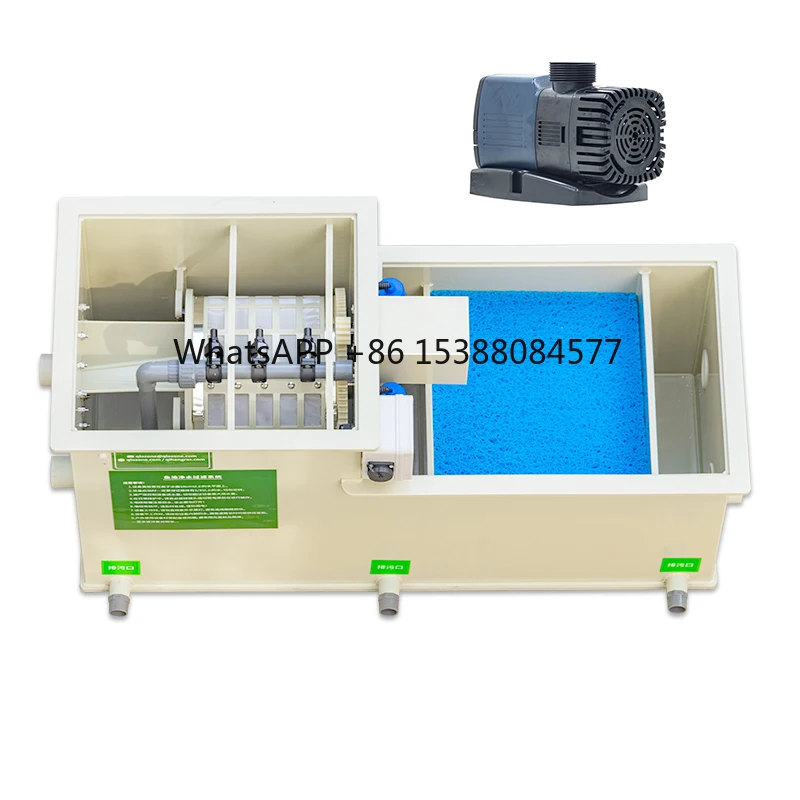 

Qlozone Household Garden Koi Pond Filter System Water Filtration Equipment Ras Fish Pond Water Pump and Filter