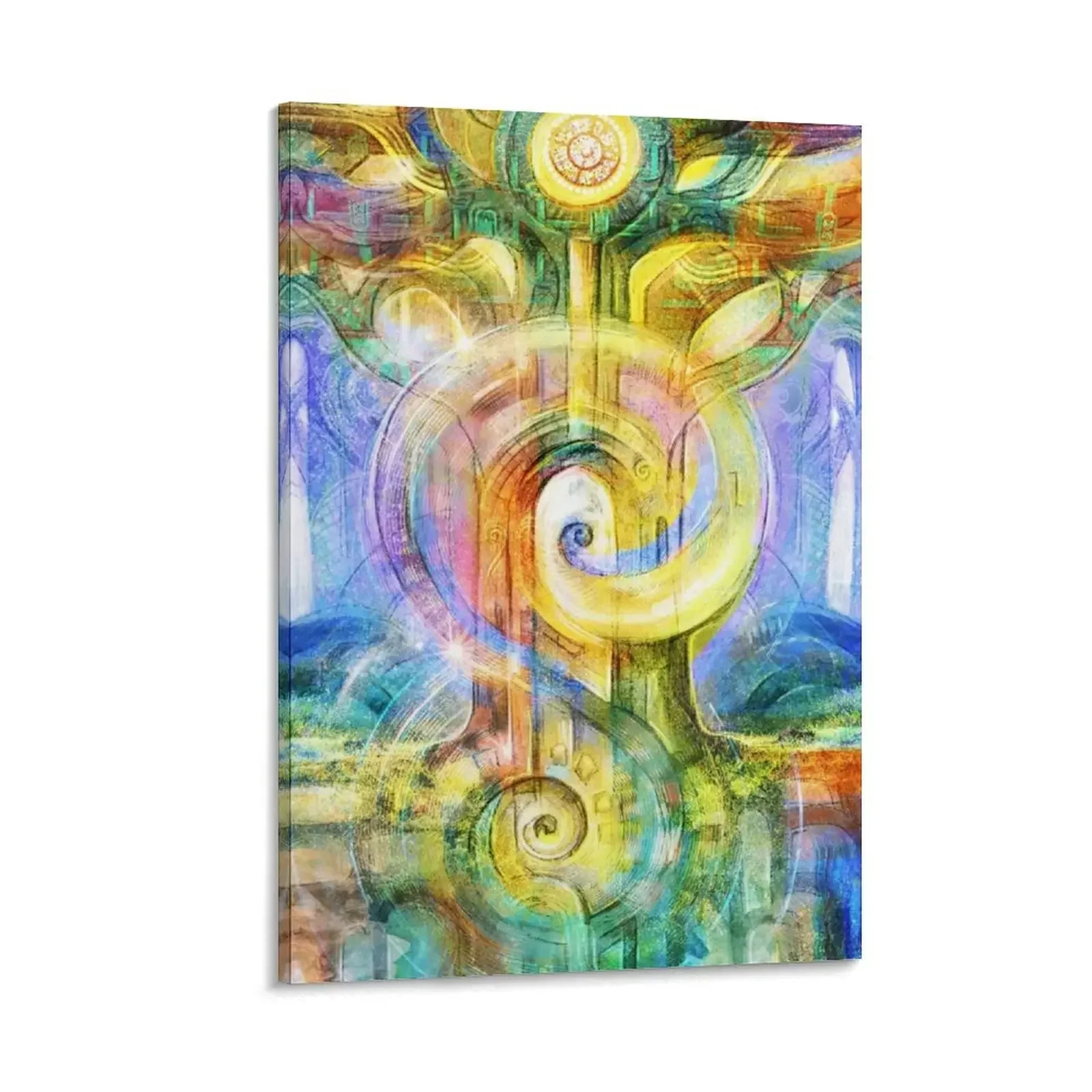 

Temple Canvas Painting decorative pictures for living room room decorations aesthetic home decorations Paintings on the wall