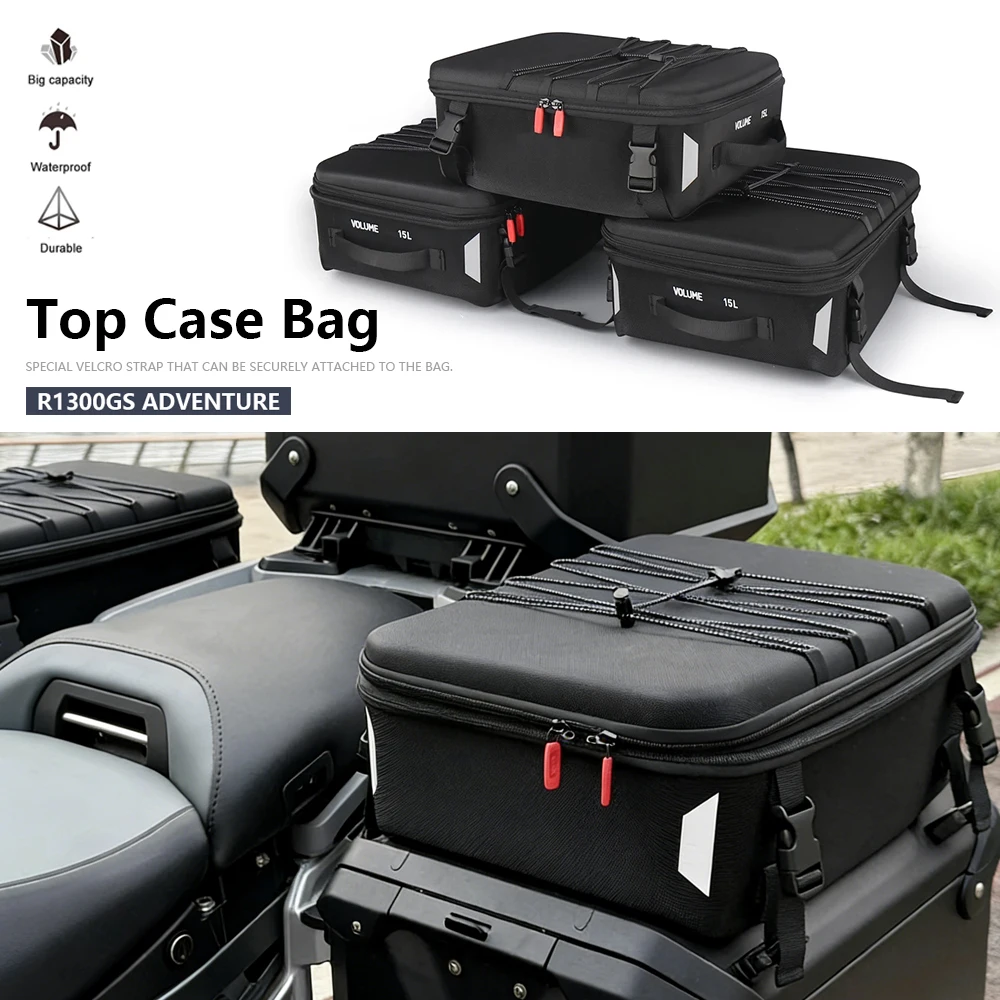 

Motorcycle Top Bags Saddlebag Side Top Box Hard Top Bag Case Luggage bag For BMW R1300GS Adventure R 1300 GSA R1300GSA 2024-2026