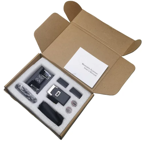 XHB-H5000 2024 New Rugged Portable Wearable Finger Ring 2d Wireless Bt Barcode Scanner for Warehouse Retail Store