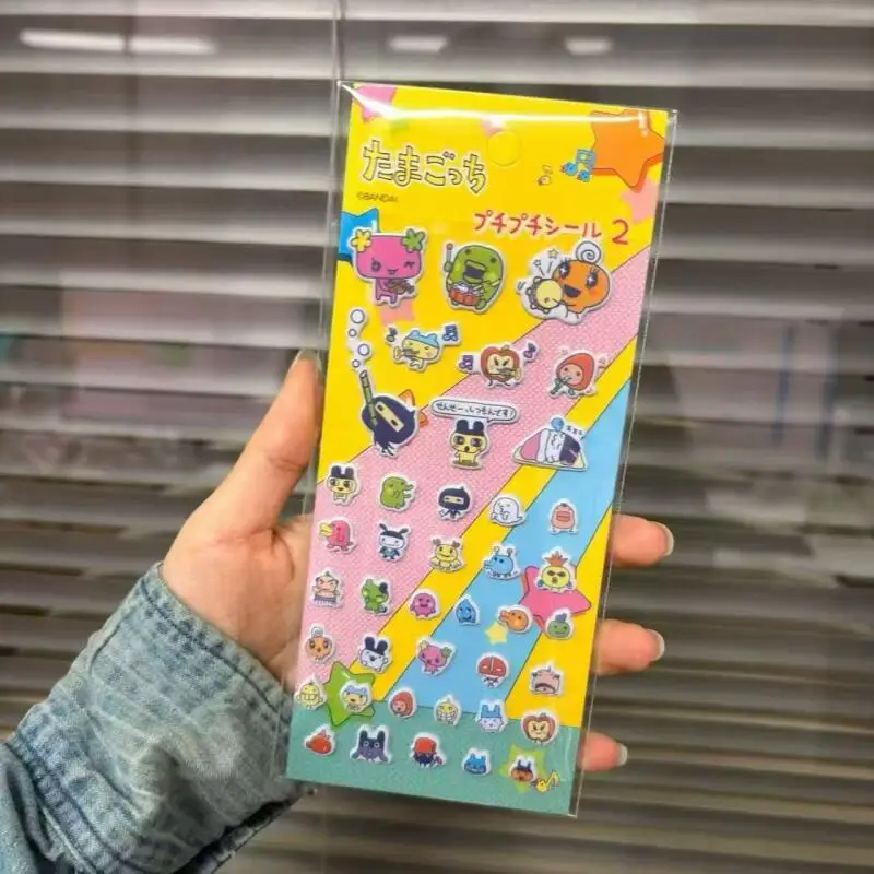 6Pcs Tamagotchi Cartoon Bubble Stickers Creativity Diy Phone Case Suitcase Laptop Decoration Sticker Anime Peripherals Gift Toy view 4