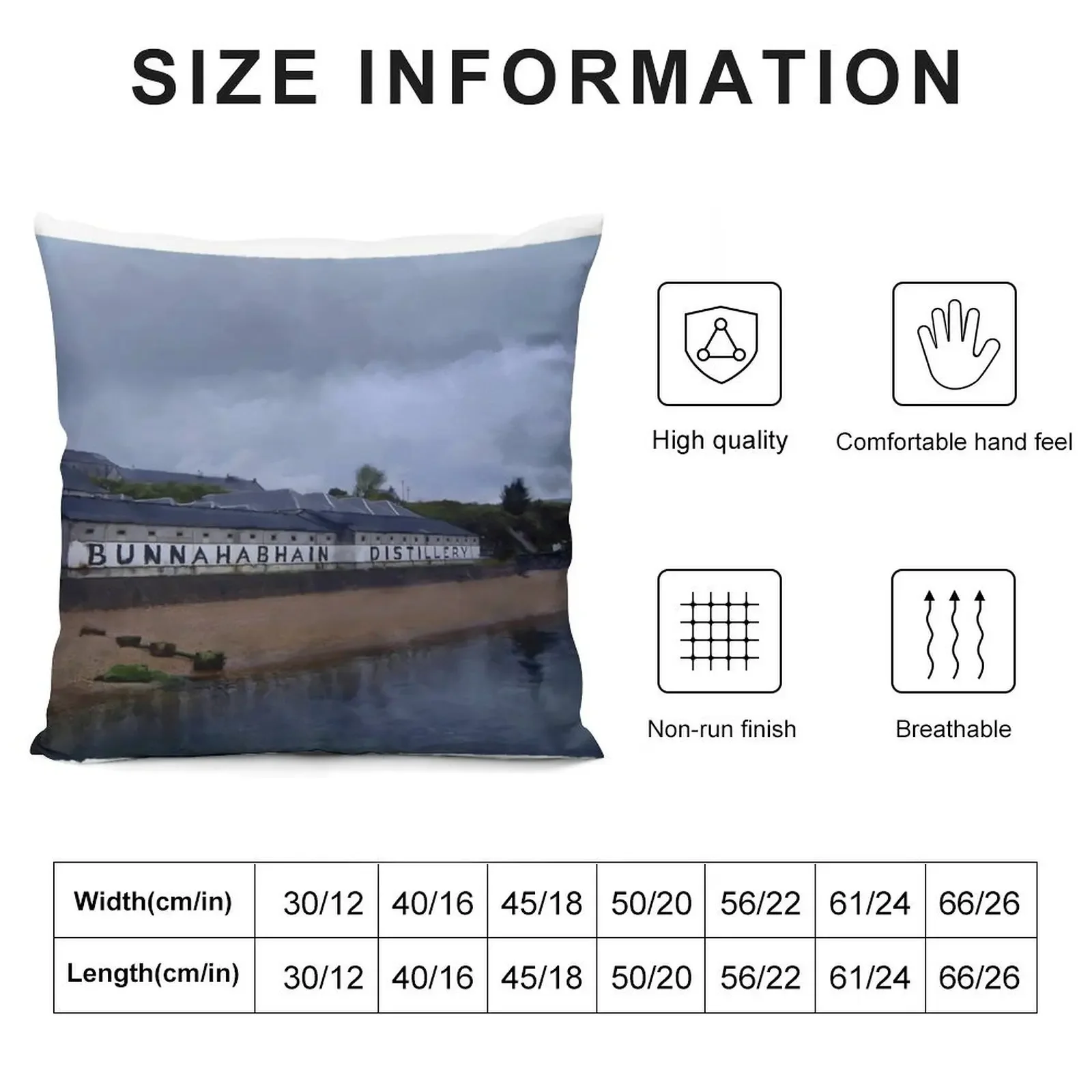 Bunnahabain Distillery on Islay Throw Pillow Decorative pillowcase Decorative Cushions For Living Room autumn pillowcase pillow