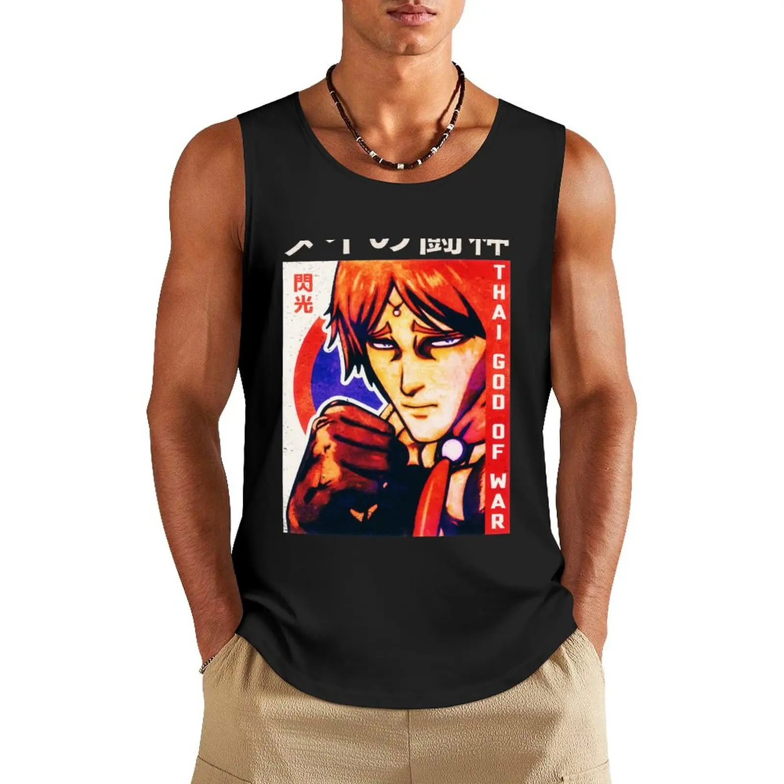 Gaolang Wongsawat Kengan Tank Top anime top cute tops gym clothes men