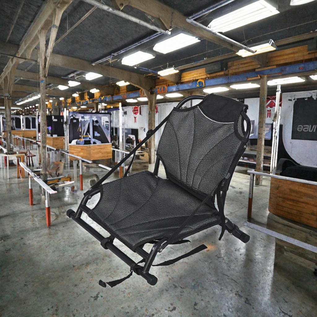 Новинка 2025 года, аксессуары для каяков, роскошное кресло для каяка с рамой, вращающееся на 360 градусов сиденье для каноэ и рыбалки с подлокотником и замком, сиденье для каяка