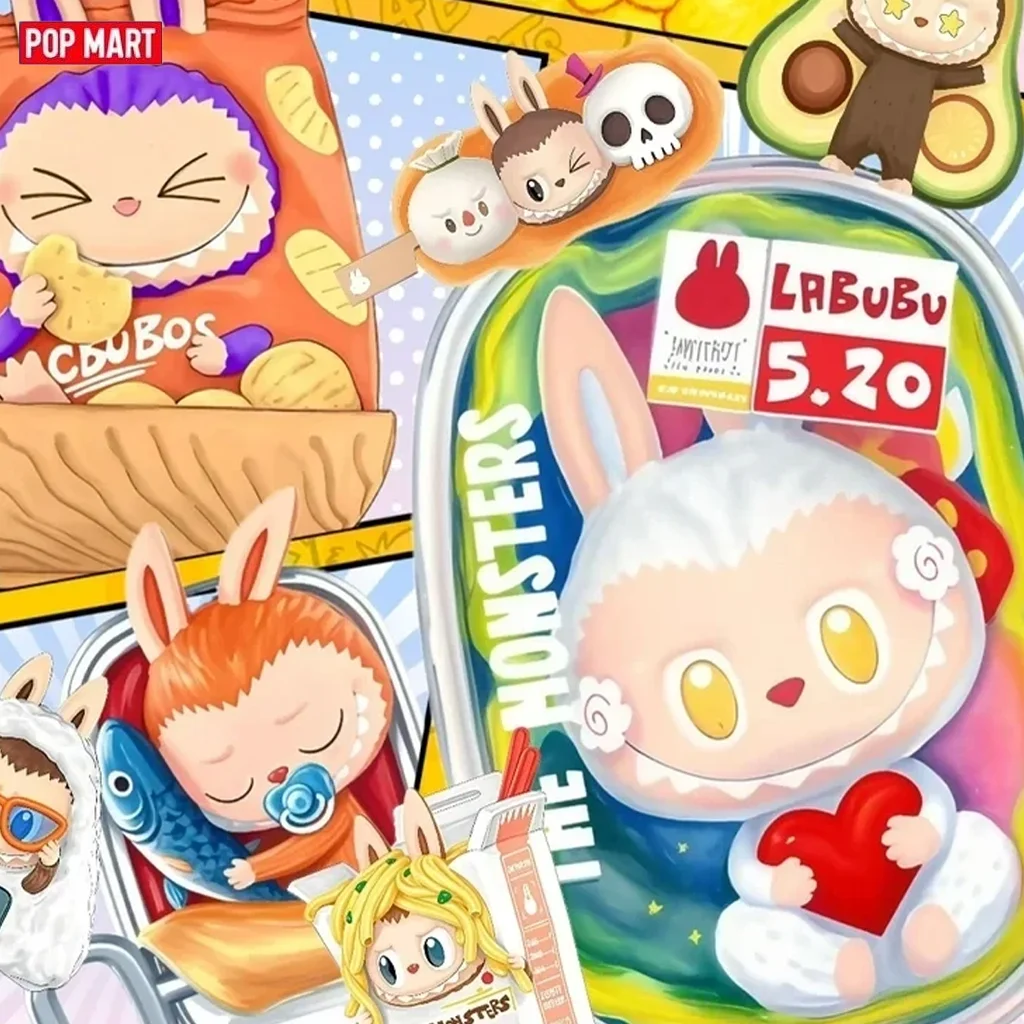 

POP MART Labubu THE MONSTERS Wacky Mart Series Blind Box Mystery Box Guess Bag Toys Doll Anime Action Figure Desktop Ornaments
