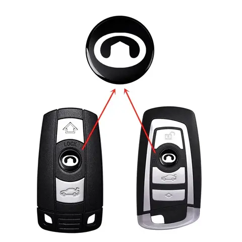 10 best sales skoda key logo sticker - №6