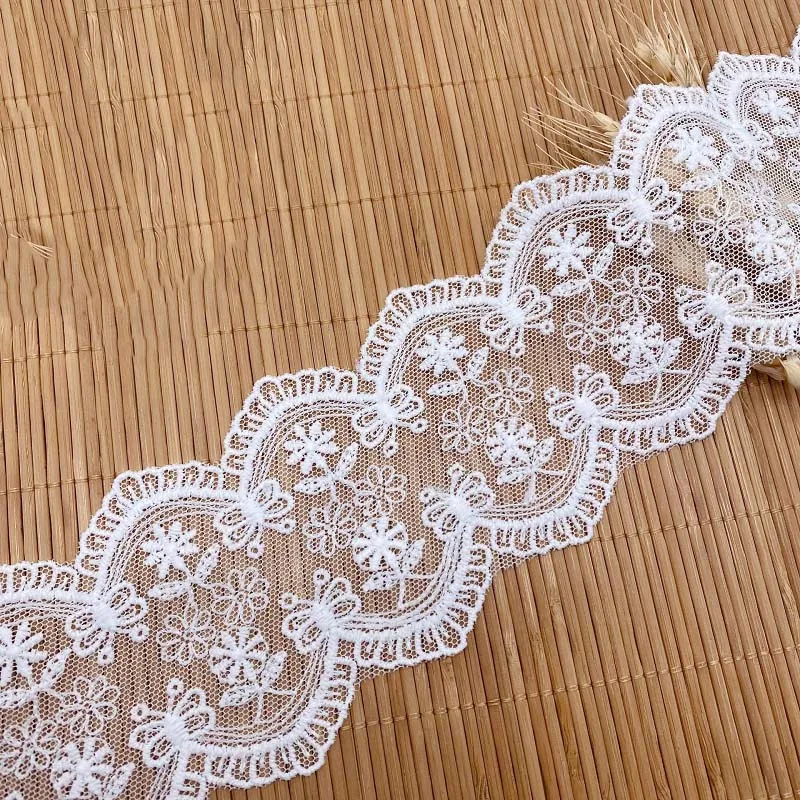 

30 ярдов водорастворимая кружевная сетка для вышивки, домашние мягкие аксессуары для женщин, кружевная отделка и кружевные аксессуары