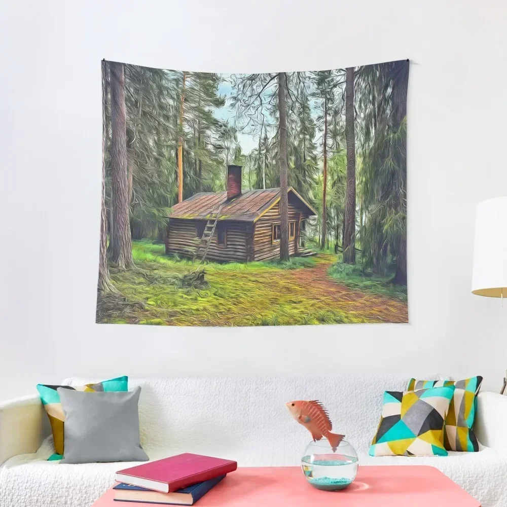 Log Cabin Tapestry Wallpapers Home Decor House Decor Bedroom Decor Tapestry