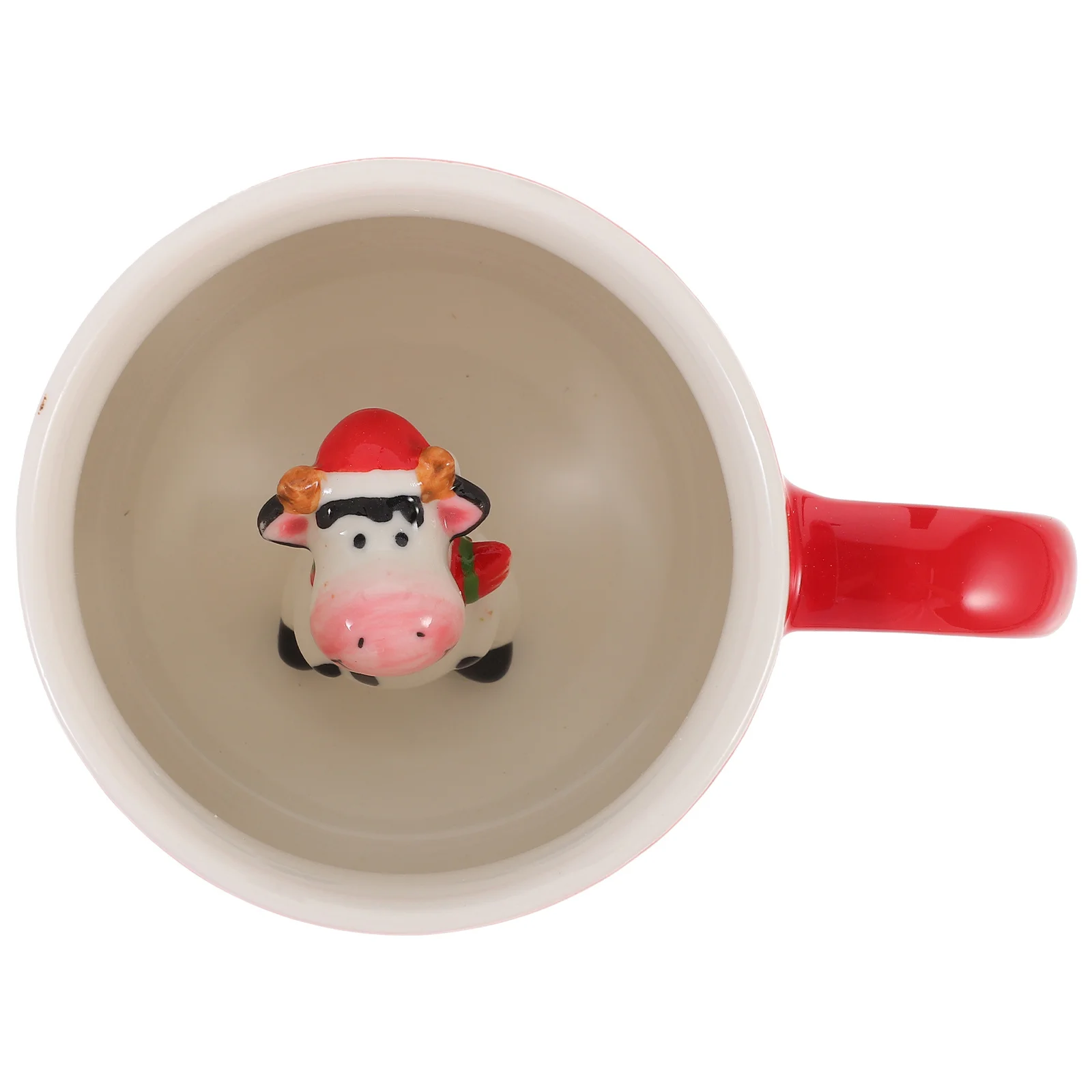 

Large Capacity Cow Ceramic Mug 3D Animal Design Cute Milk Coffee Cup Novelty Gift for Wedding Office Home Cow Mug