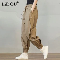 Autumn Winter Loose Casual Cotton Lantern Pants Women Harajuku Style All-match Trousers Ladies Streetwear Popularity Bloomers