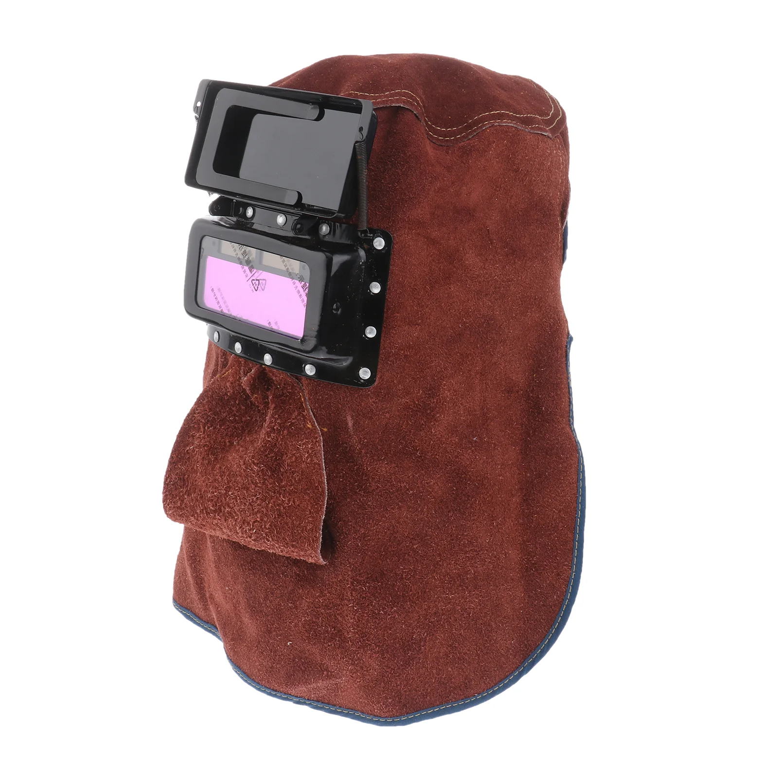 Welding Mask Neck Face Cover Welder Hat Cowhide Suede Protector Heat Insulation Protective