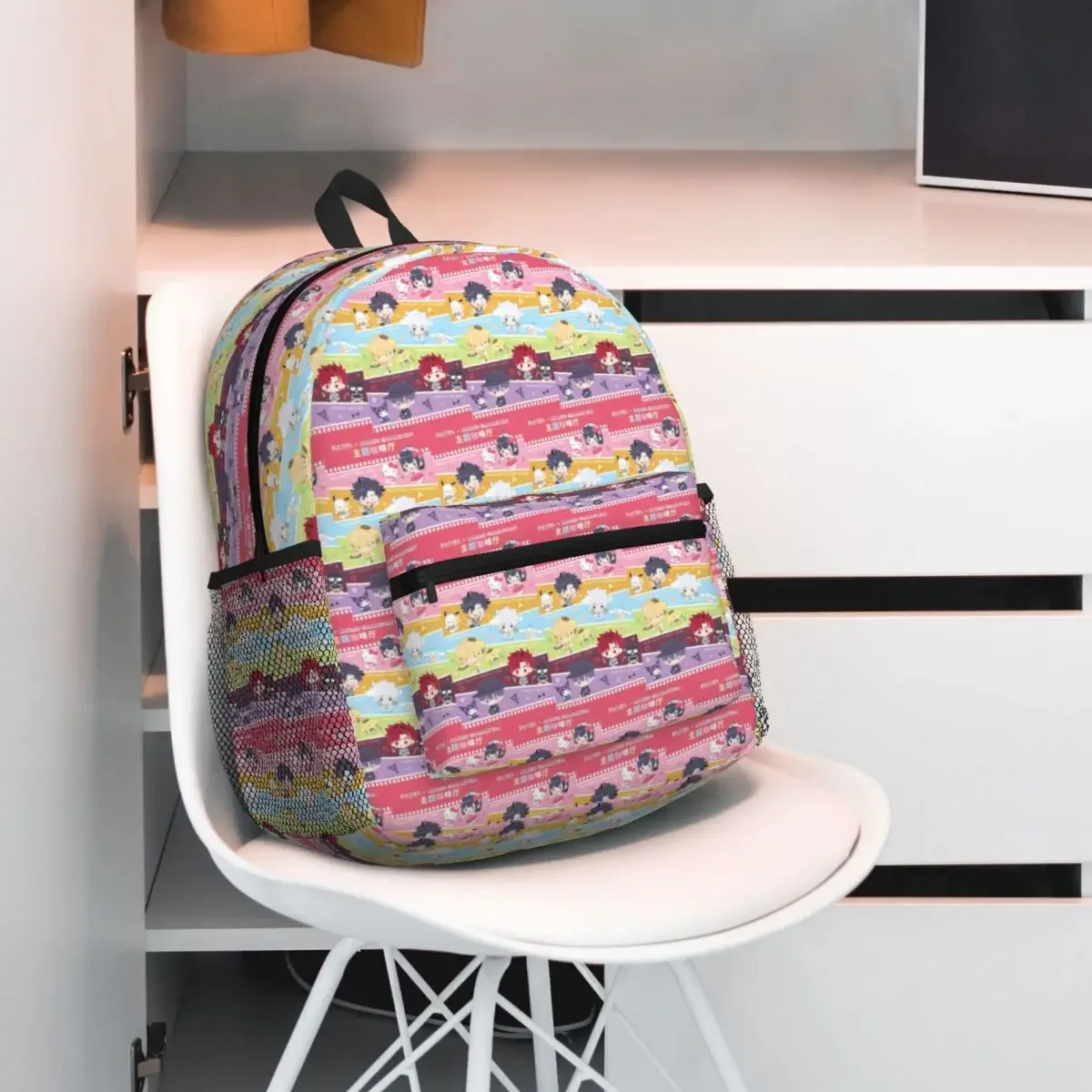 

Link Click Anime Student Backpack School Bag Hiking Travel Daypack for Men Women Fashion Bookbag Shoulder Bags