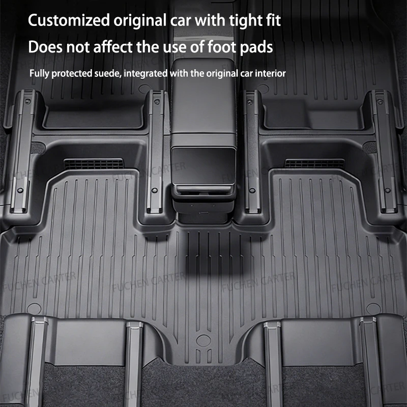 For Tesla Model YL Launch 2026 TPE Under Seat Corner Guard Seat Slide Rail Protector Cover Anti-Kick Decor Flocking Accessories
