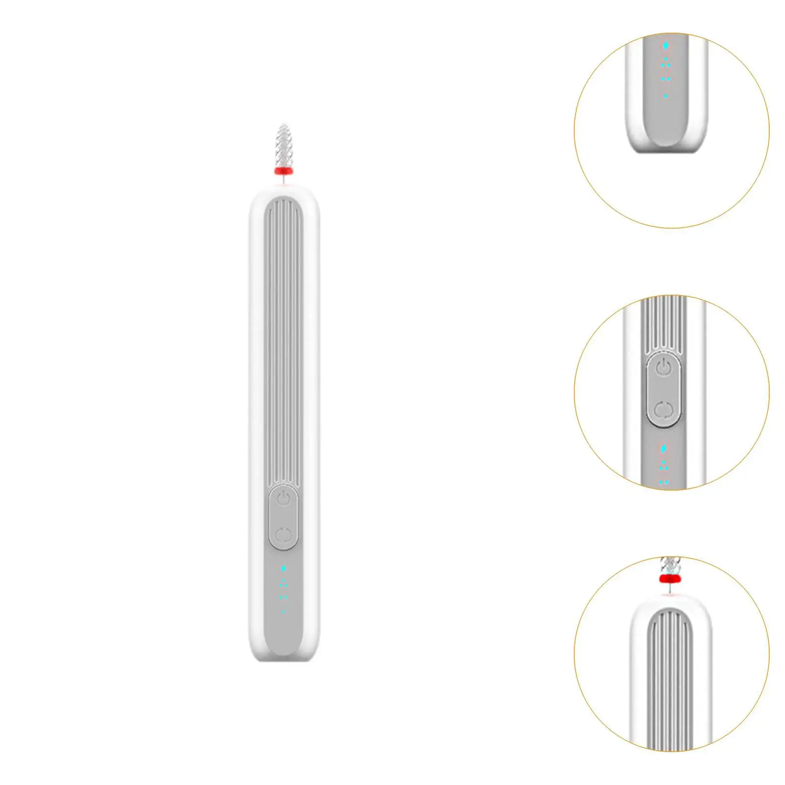 Lima de uñas eléctrica para uñas de Gel, portátil para pulir, manicura, eliminación