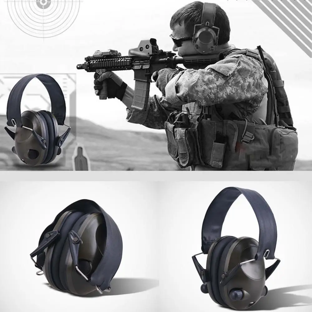 Strengthen Soundproof Earmuff Foldable NRR 18dB Anti-noise Shooting Hearing Protection Noise Reduction Headphone For Shooting