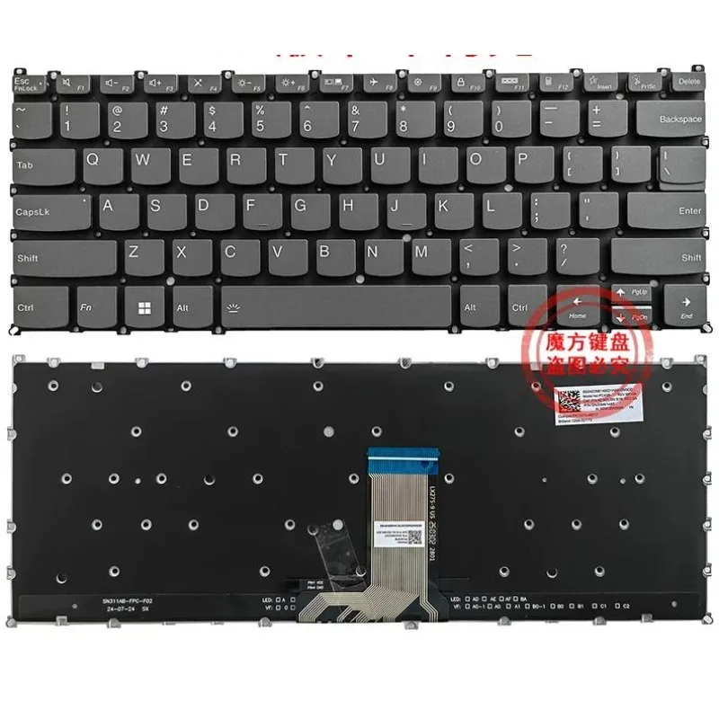 New US Keyboard for LENOVO Yoga 7 2-in-1 14AHP9 14IML9 Laptop Keyboard