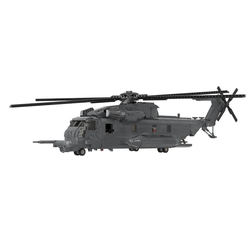 MH-53M Heavy-Lift Helicopter Model MOC Building Bricks War Equipment Modular Technology Gifts Holiday Assemble Children Toy Suit