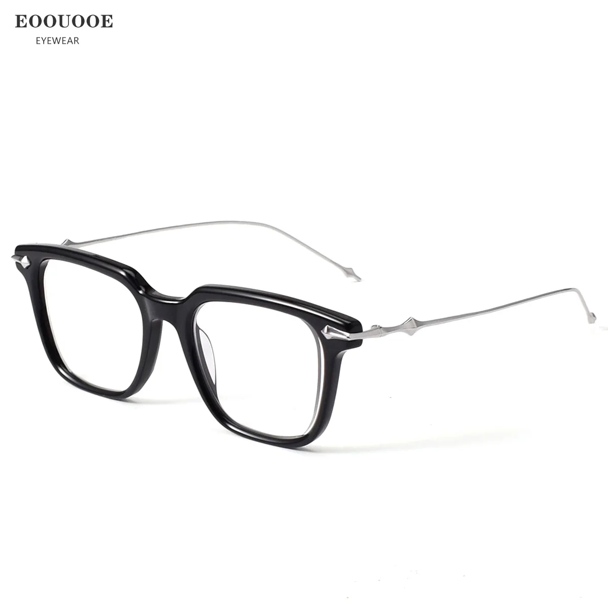 ZY-Ego Titanium Acetate Glasses Star Design Ocean Blue Lens Eyewear Myopia Prescription Recipe Lentes Anti-reflection Oculos