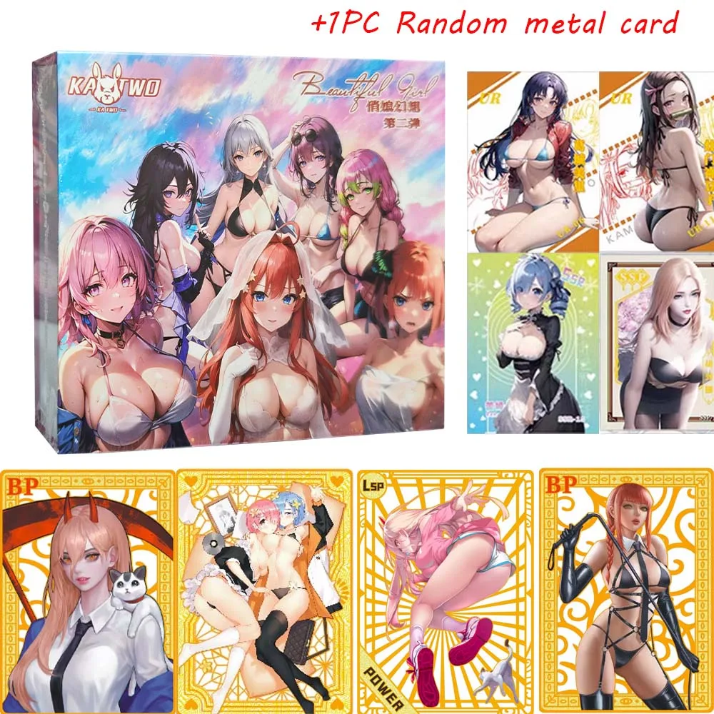 

Goddess Story Beautifu Girl Collection Cards Booster Box Bikini Rare Anime Table Playing Game Board Cards