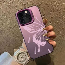 Case For Tecno Spark GO 2024 2023 20C 10C Spark 10 20 Pro Plus 2022 8C 9 KE5 6Go 2020 Silver IMD Phone Funda Butterfly Cover