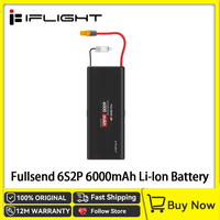 iFlight Fullsend 6S2P 6000mAh 22.2V 15C Li-Ion Battery with XT60 connector for FPV parts