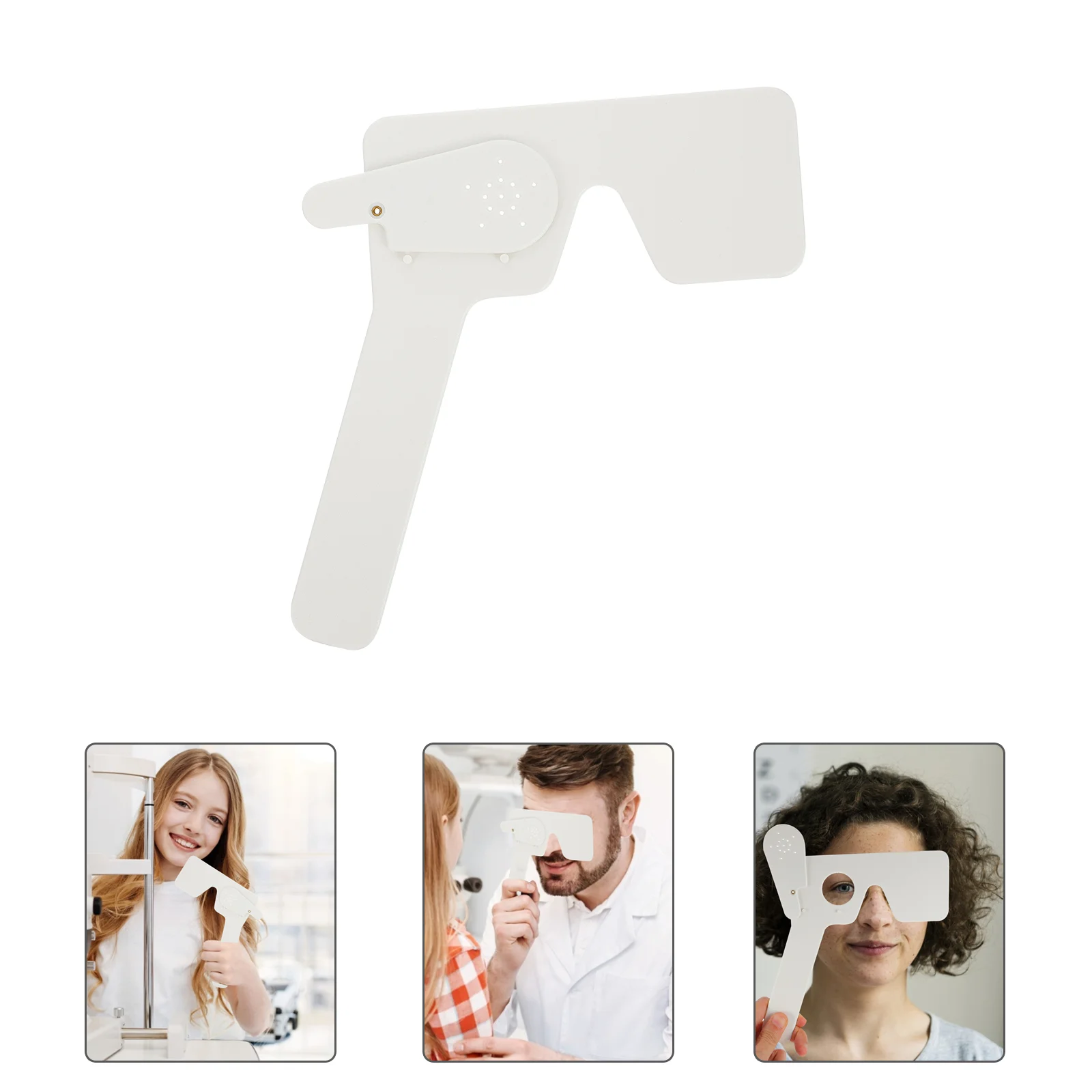 Blindfold Eyesight Test Blinder Professional Patches for Kids Optometry Tool Exam Plastic Occluder Block Plate