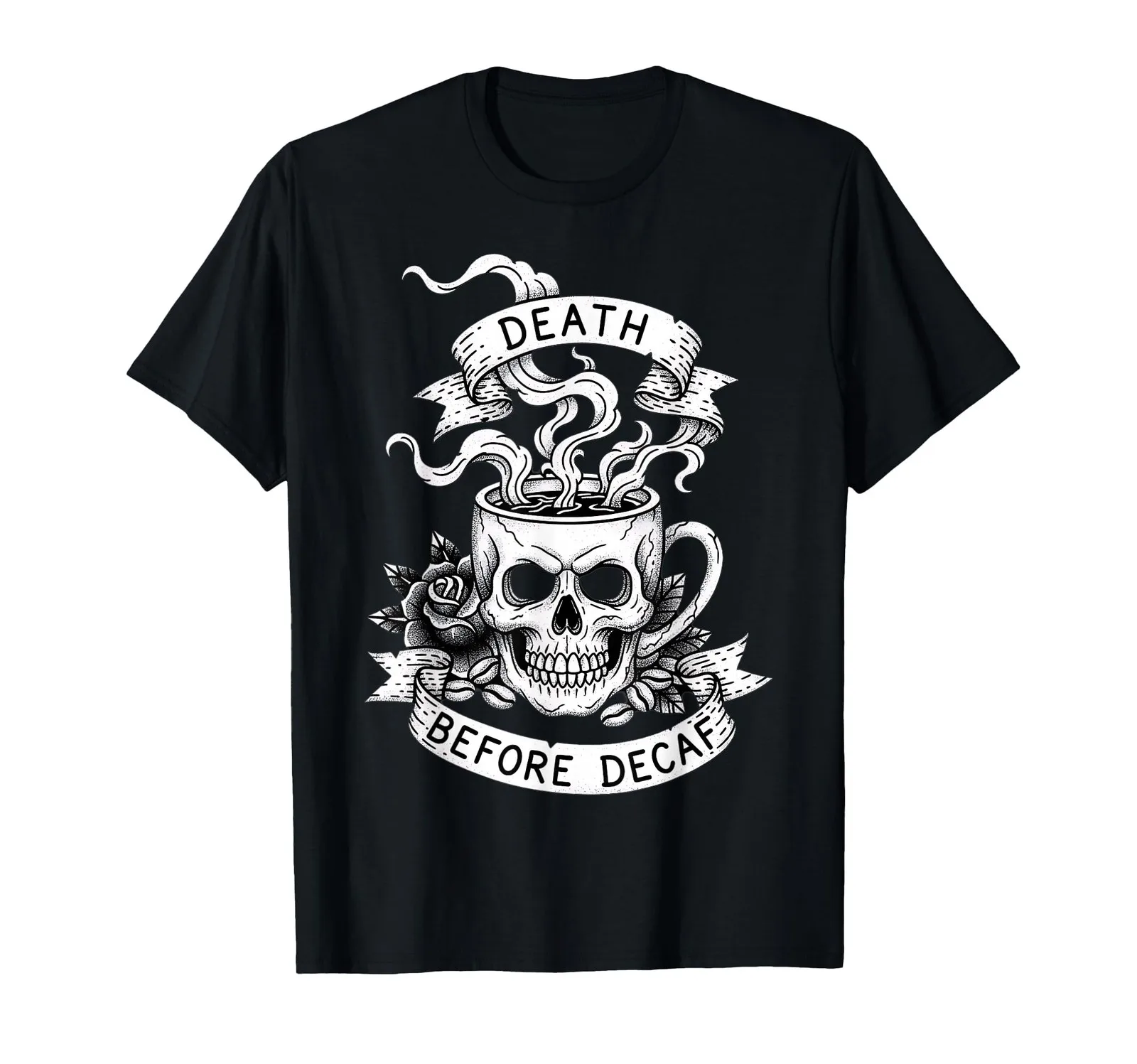 

Skeleton Coffee Lover Graphic Tee – Funny & Bold Design