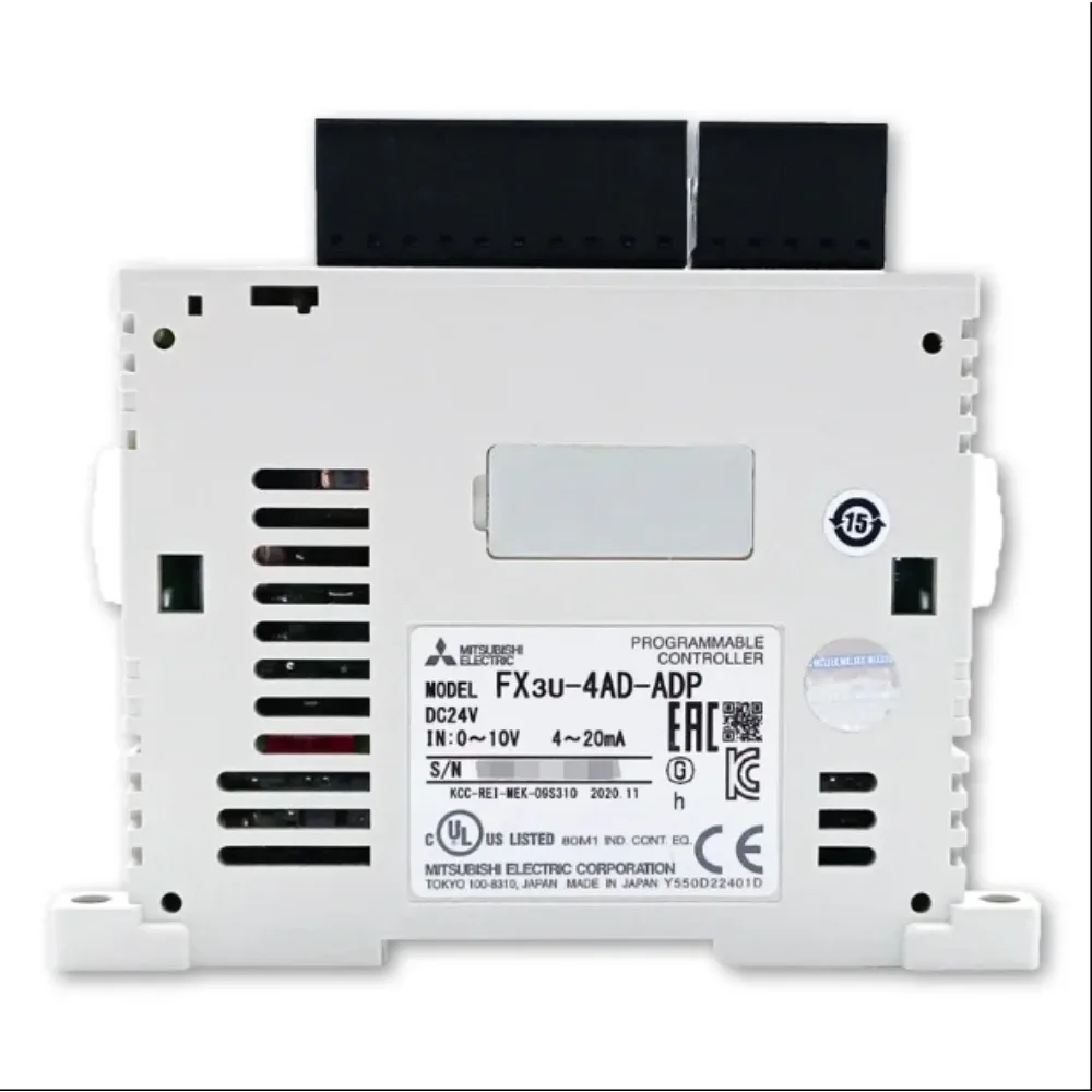 Compatível com módulo PLC Mitsubishi FX3U-4AD-ADP 4DA 4AD-TC-ADP 4AD-PT-ADP 485