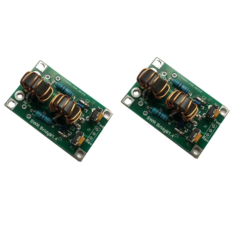 2X Kit SWR Bridge 1.4 Electronic Components RF SWR Reflection Bridge For RF Network Finished