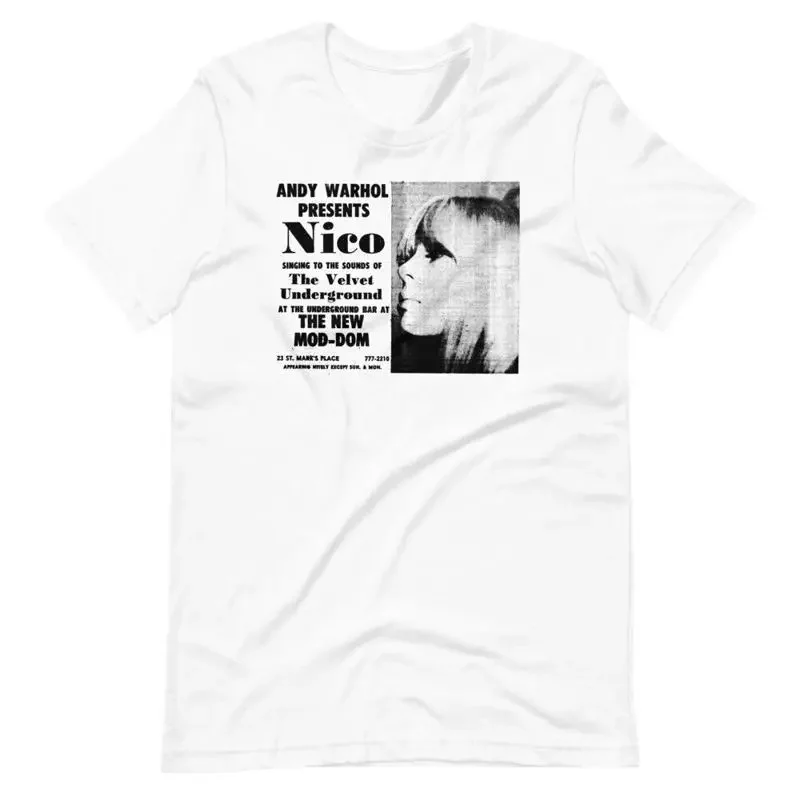 Nico And The Velvet Underground White T Shirt