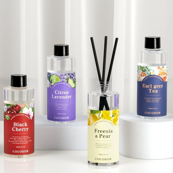 سائل إعادة تعبئة ناشر كوكودور 200 مل 2 قطعة + عصا رصاص 10P + مجموعة زجاجات هواء السيارة