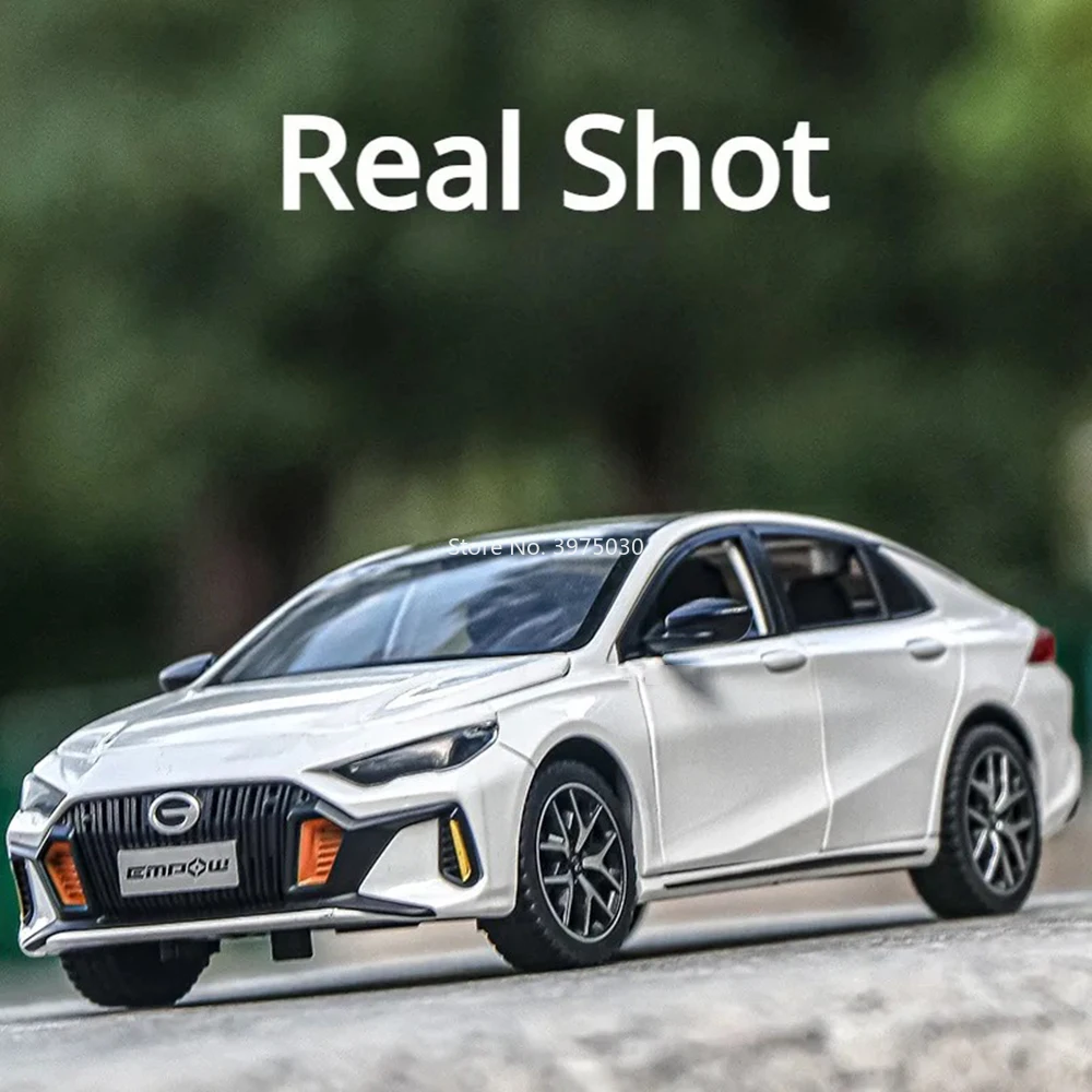 1:24 EMPOW Alloy Cars Models Toy with Light Music 6 Doors Opened Vehicle Wheel Pull Back Miniature Car for Boys Educational Toys