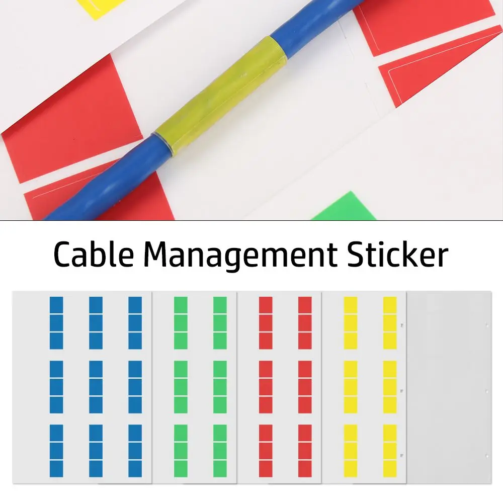 Self-adhesive Waterproof Marker Tool Wire Stickers Cable Labels Fiber Organizers Identification Tags