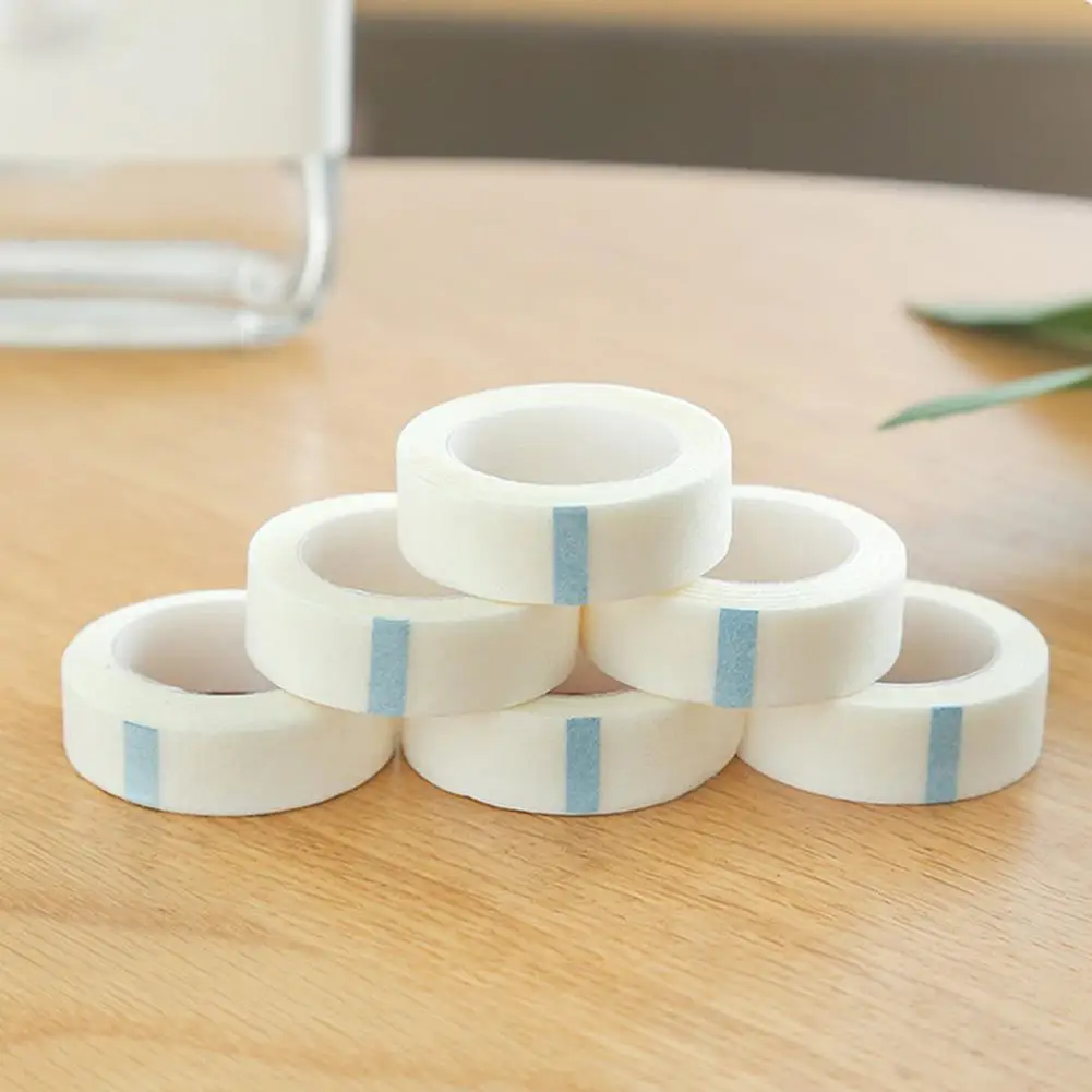 Witte Valse Wimper Tape Ademend Niet-geweven Doek Plakband Papieren Tape Wimperverlenging Pluisjes Ooglid Sticker Make-up Gereedschap