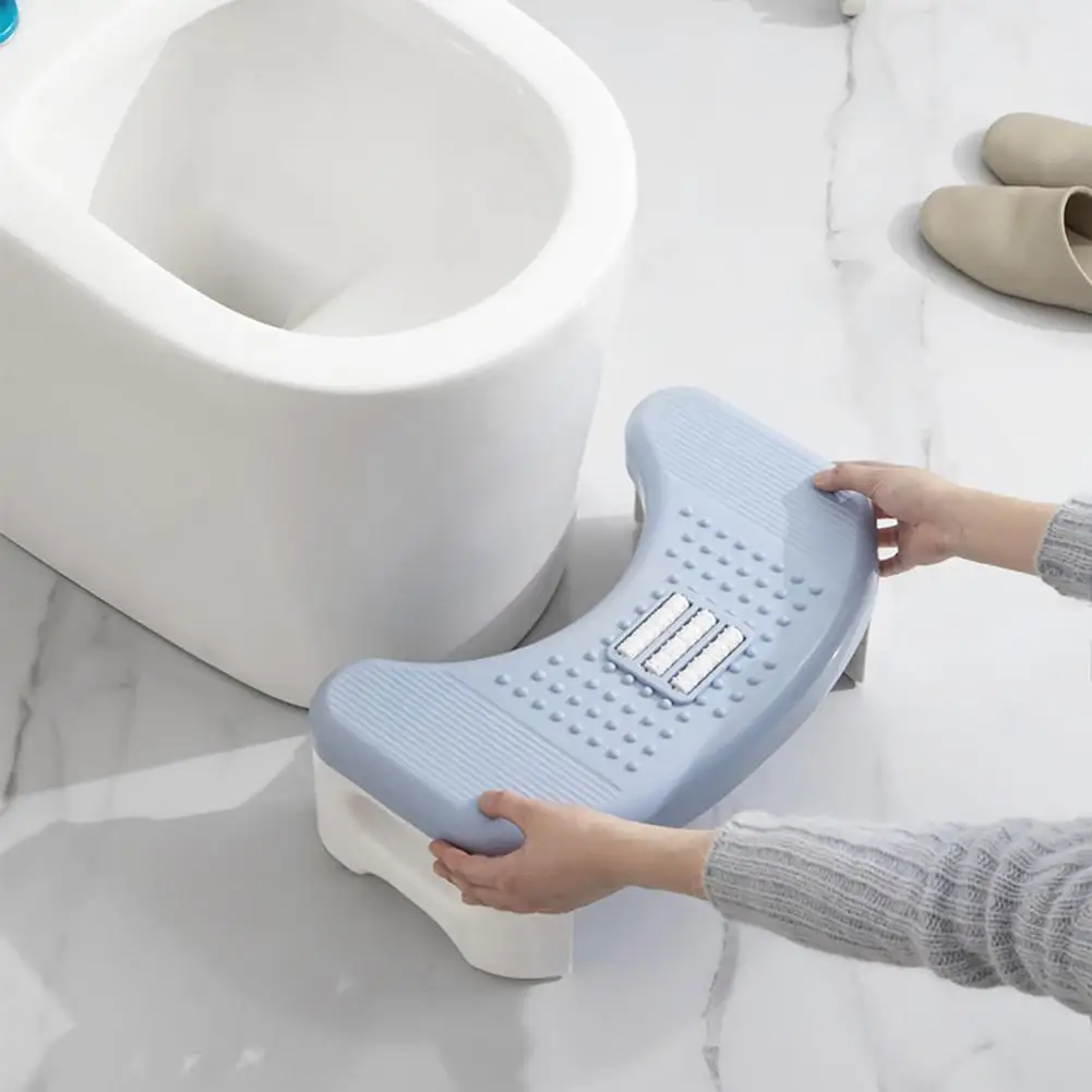 Circular Shape Foot Stool Removable Non slip Toilet Seat Stool Bathroom Kids Children Toilet Stool Toilet Potty Step Stool